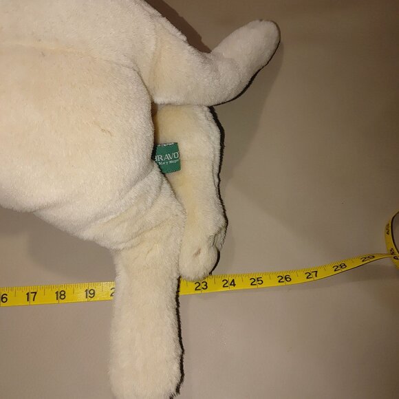 Mary Meyer Bravo Cream Labrador Retriever Plush Dog 1996 Stuffed Animal 24 Inch - Picture 6 of 10